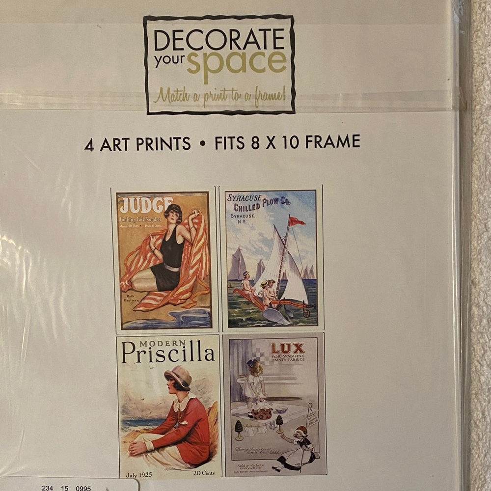 Vintage Cover Art Prints - White